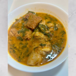 Ogbono soup with one swallow